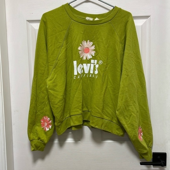LEVI’S | Split Pea | Vintage | Crew |Lightweight | Sweatshirt | Size 1X - Picture 2 of 15
